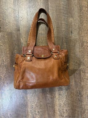 Vintage Early 2000’s Marc Jacobs Cognac Leather Shoulder Bag